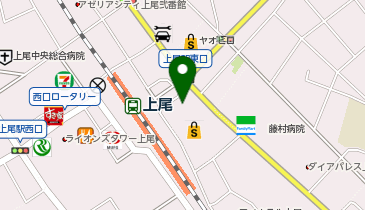 ノジマ まるひろ上尾SC店の地図画像