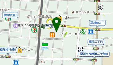 ノジマ アコス草加店の地図画像