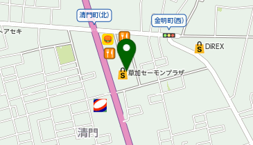 ノジマ  草加セーモンプラザ店の地図画像