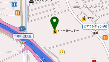 ノジマ イトーヨーカドー三郷店の地図画像