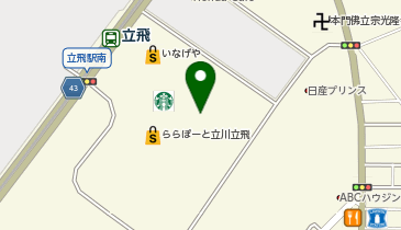 ダイワサイクルSTYLE ららぽーと立川立飛店の地図画像