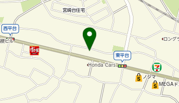 ダイワサイクル 宮前店の地図画像