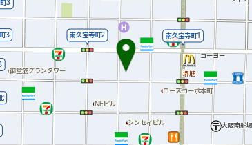 ワイズロード 大阪ウェア館の地図画像