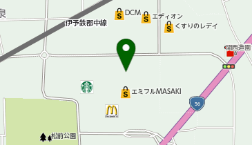 ワイズロード 松山店エミフルMASAKIの地図画像