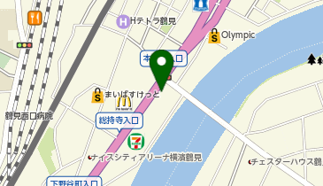 サイクルオリンピック鶴見中央の地図画像