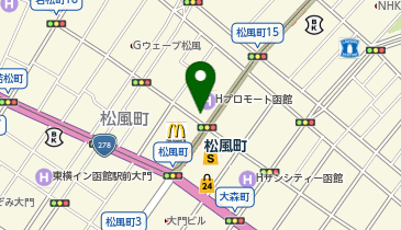 アパマンショップ函館松風店の地図画像