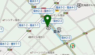 アパマンショップ菊水店の地図画像