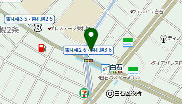 アパマンショップ白石店の地図画像