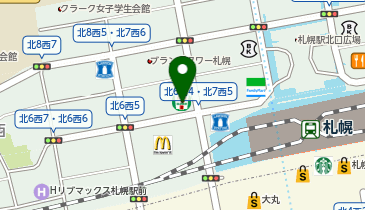 アパマンショップ札幌駅北口店(社宅専門店)の地図画像