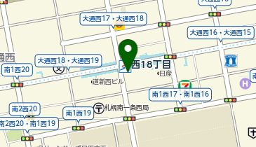 アパマンショップ札幌大通店(社宅専門店)の地図画像