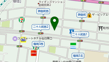 アパマンショップ仙台二十人町店の地図画像