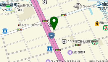 アパマンショップ仙台駅前店(社宅専門店)の地図画像