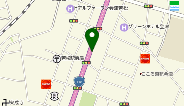 アパマンショップ会津若松店の地図画像