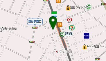 アパマンショップ越谷店の地図画像