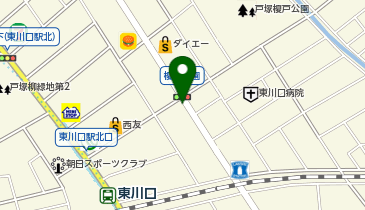 アパマンショップ東川口店の地図画像