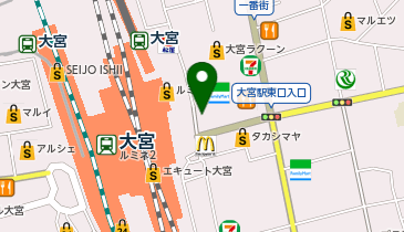 アパマンショップ大宮東口駅前店の地図画像