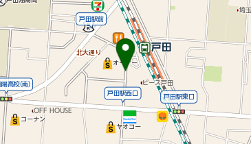 アパマンショップ戸田店の地図画像