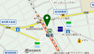 アパマンショップ稲毛店の地図画像