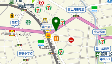 アパマンショップ千葉中央店の地図画像