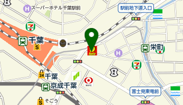 アパマンショップ千葉駅前店の地図画像