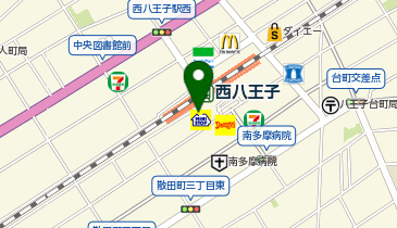 アパマンショップ西八王子店の地図画像
