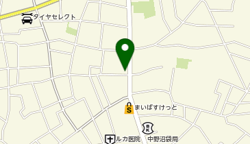 アパマンショップ沼袋店の地図画像