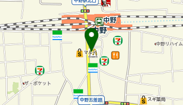 アパマンショップ中野南口店の地図画像