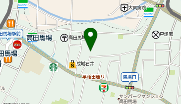 アパマンショップ高田馬場店の地図画像