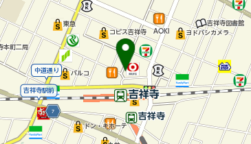 アパマンショップ吉祥寺駅前店の地図画像