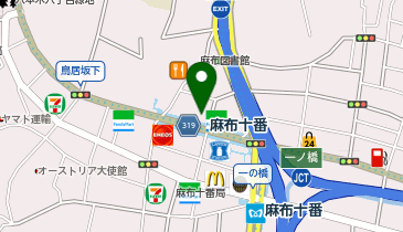 アパマンショップ麻布店の地図画像