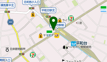 アパマンショップ平和台店の地図画像