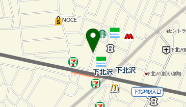 アパマンショップ下北沢店の地図画像