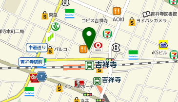 アパマンショップ吉祥寺店の地図画像
