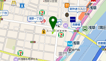 アパマンショップ浅草駅前店の地図画像