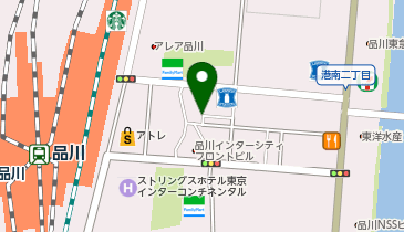 アパマンショップ品川駅前店の地図画像