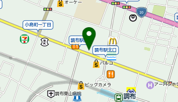 アパマンショップ調布店の地図画像