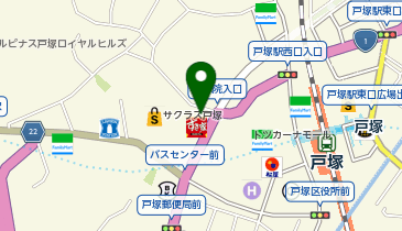 アパマンショップ戸塚店の地図画像