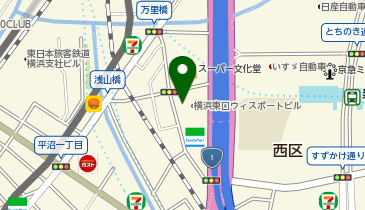 アパマンショップ横浜東口店の地図画像