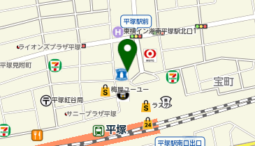 アパマンショップ平塚駅前店の地図画像