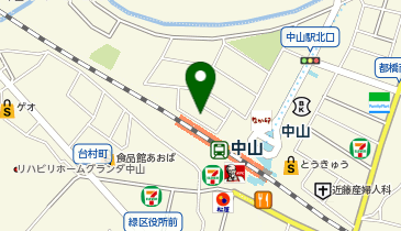 アパマンショップ中山店の地図画像