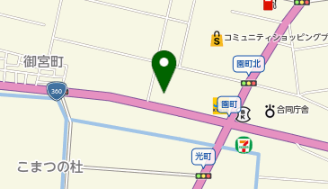 アパマンショップ小松店の地図画像