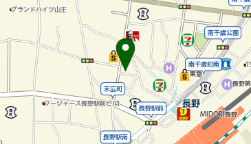 アパマンショップ長野店の地図画像
