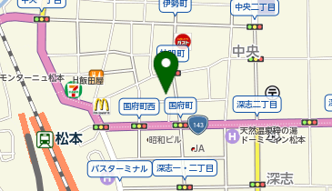 アパマンショップ松本駅前店の地図画像