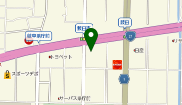 アパマンショップ県庁前店の地図画像