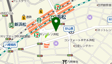 アパマンショップ浜松駅前店の地図画像