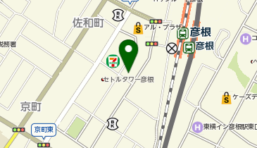 アパマンショップ彦根店の地図画像