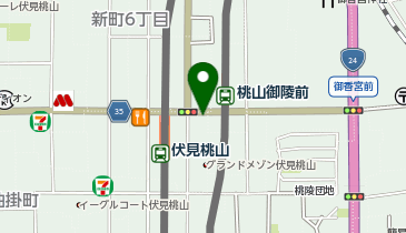 アパマンショップ伏見店の地図画像