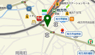 アパマンショップ京阪枚方店の地図画像
