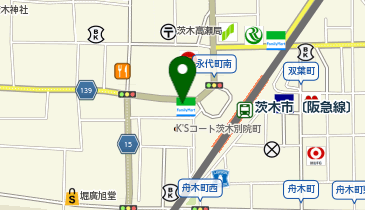 アパマンショップ阪急茨木店の地図画像