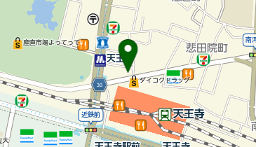 アパマンショップ天王寺駅前店の地図画像